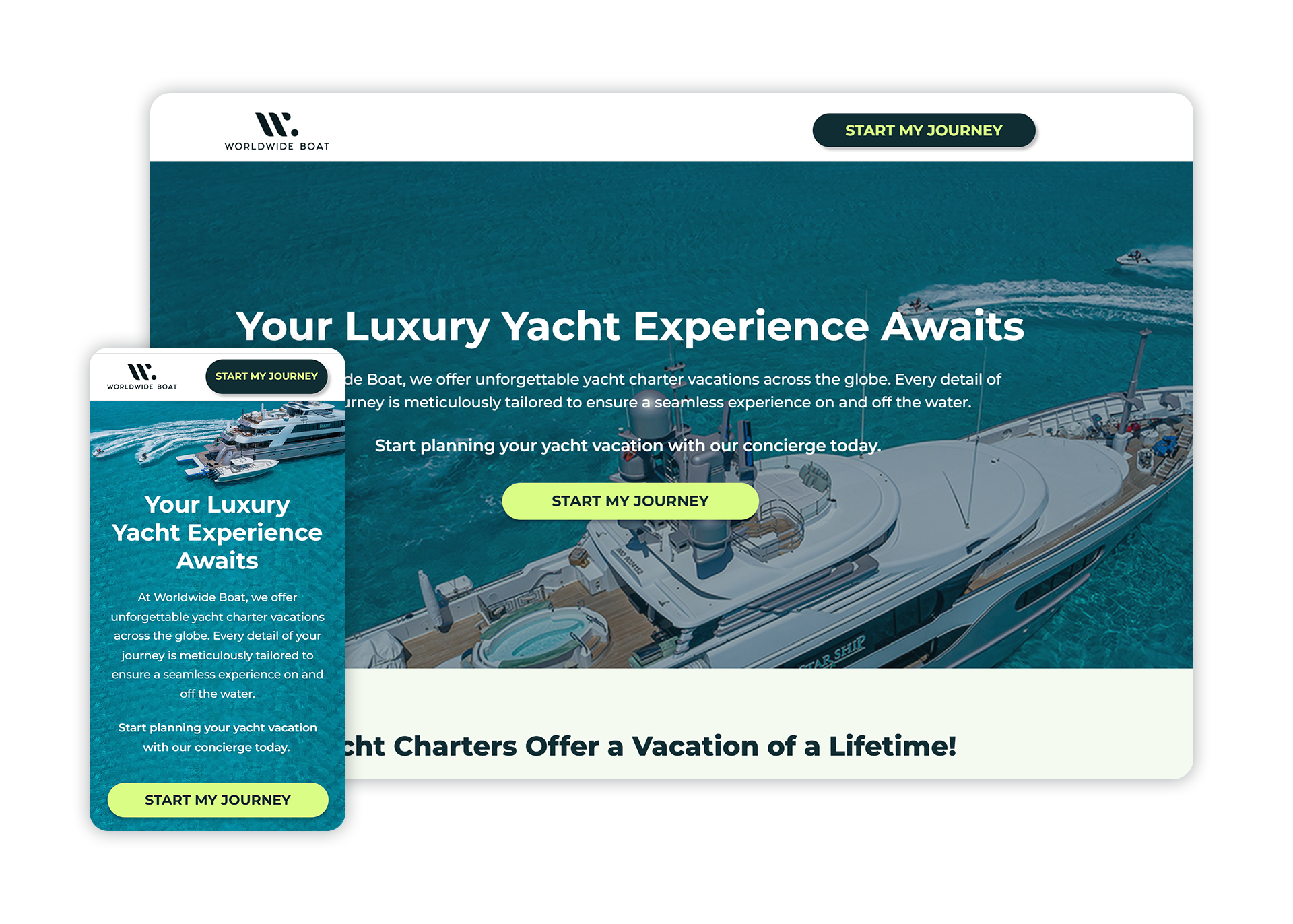 Landing page design & CRO Landing page design & CRO